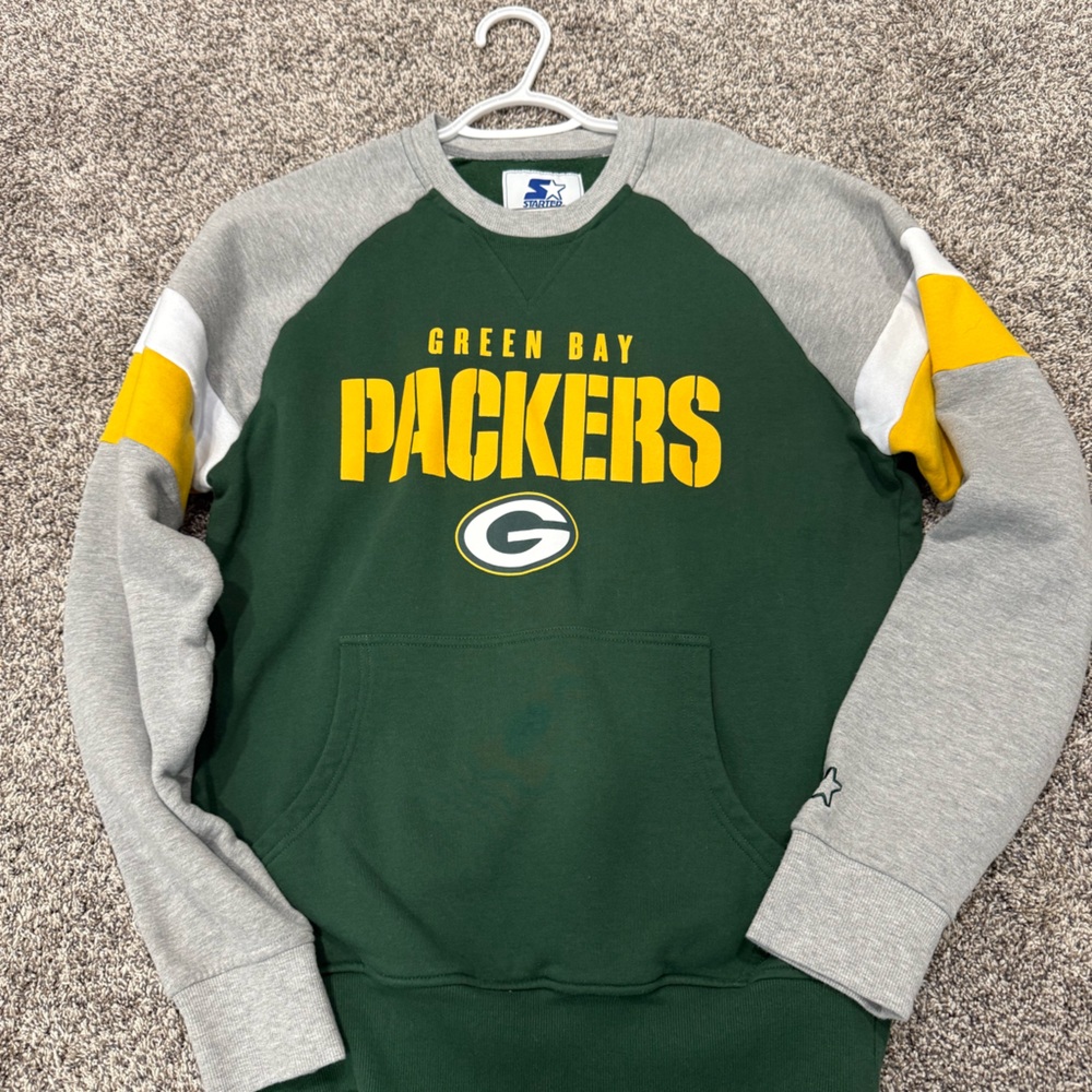 Women’s STARTER Green Bay Packers Crewneck Sweatshirt